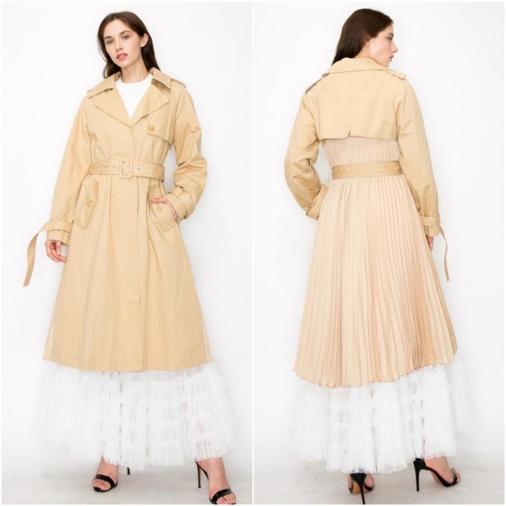 Women's Tan Trench Coat